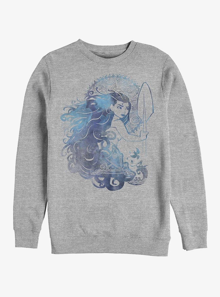 Disney Moana Hair Crew Sweatshirt