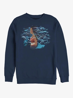 Disney Moana Ocean Crew Sweatshirt