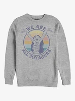 Disney Moana Sunset Voyagers Crew Sweatshirt