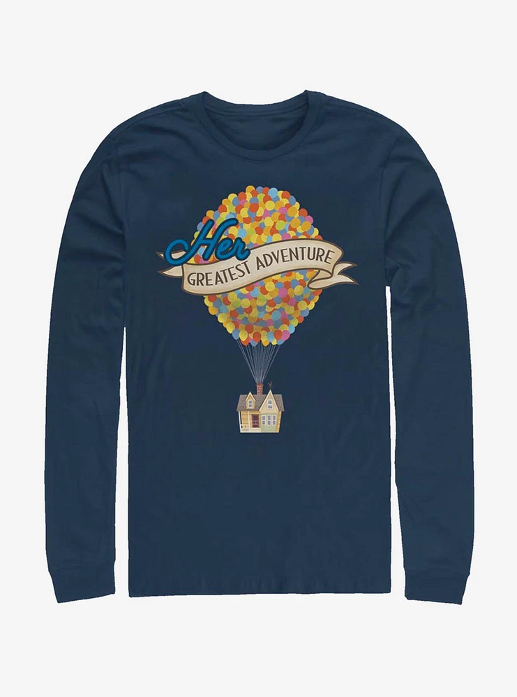 Disney Pixar Up Her Greatest Adventure Long-Sleeve T-Shirt