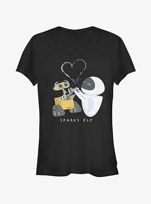Disney Pixar Wall-E Sparks Fly Girls T-Shirt