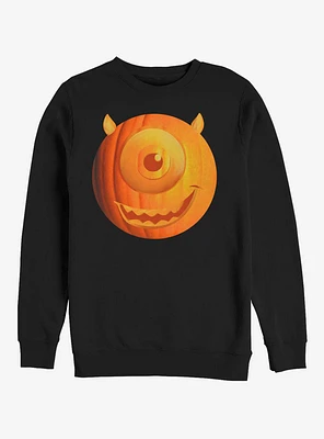 Disney Pixar Monsters University Mike Pumpkin Crew Sweatshirt