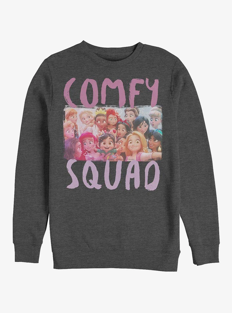 Disney Wreck-It Ralph Comfy Squad Selfie Crew Sweatshirt