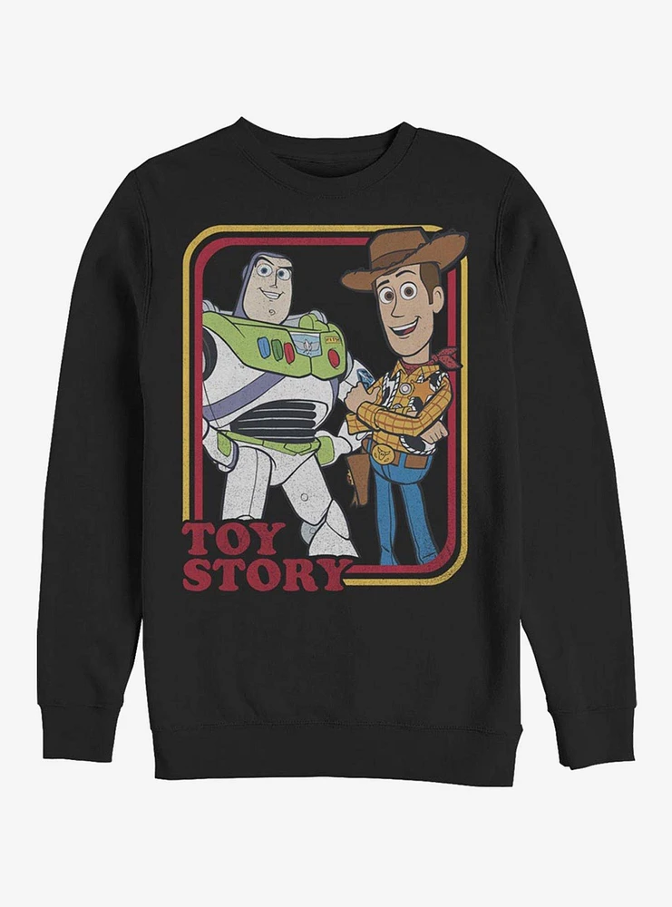 Disney Pixar Toy Story 4 Vintage Duo Crew Sweatshirt