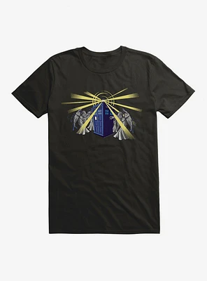 Doctor Who TARDIS Weeping Angel Attack T-Shirt