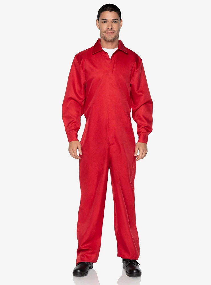 Basic Red Jumpsuit