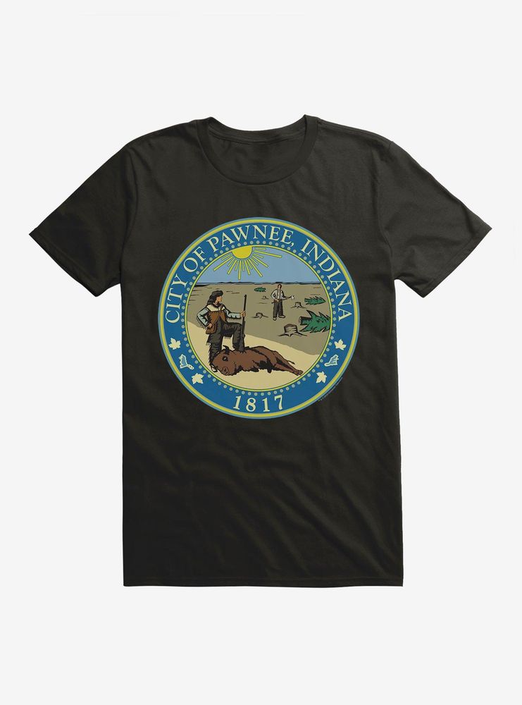 Parks And Recreation Pawnee Indiana Seal T-Shirt