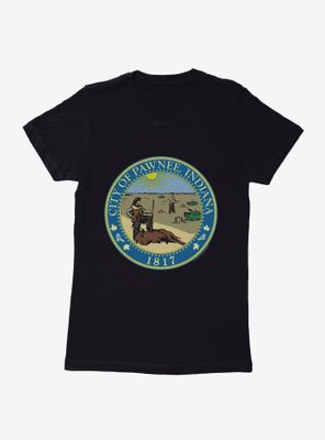 Parks And Recreation Pawnee Indiana Seal Womens T-Shirt