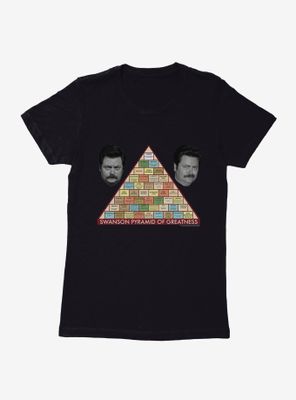 Parks And Recreation Swanson Pyramid Of Greatness Womens T-Shirt