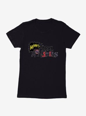 Aaahh!!! Real Monsters Logo Womens T-Shirt