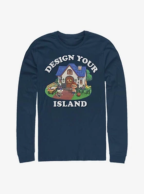 Animal Crossing: New Horizons Design Your Island Long-Sleeve T-Shirt
