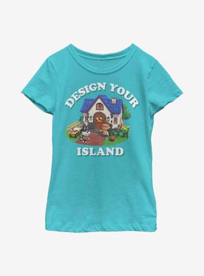 Animal Crossing: New Horizons Design Your Island Youth Girls T-Shirt