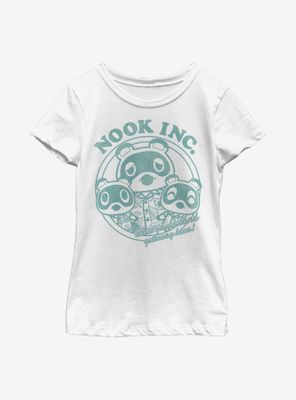 Animal Crossing: New Horizons Nook Inc. Getaway Youth Girls T-Shirt