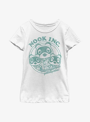 Animal Crossing: New Horizons Nook Inc. Getaway Youth Girls T-Shirt