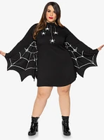 Spiderweb Winged Dress Plus