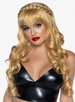 Long Curly Bang Braid Wig