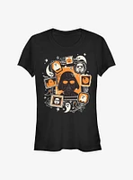 Star Wars Framed Vader Halloween Girls T-Shirt