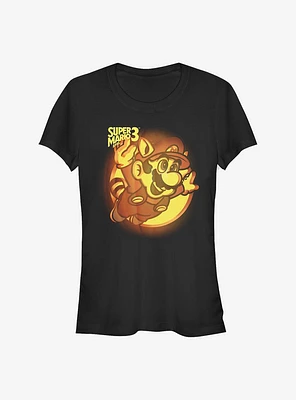 Nintendo Mario Pumpkin Logo Girls T-Shirt