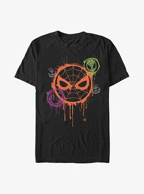 Marvel Avengers Spooky Spider Stencil T-Shirt