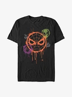 Marvel Avengers Spooky Spider Stencil T-Shirt