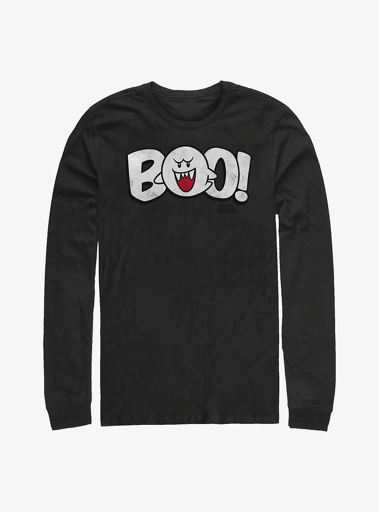 Nintendo Boo Long-Sleeve T-Shirt