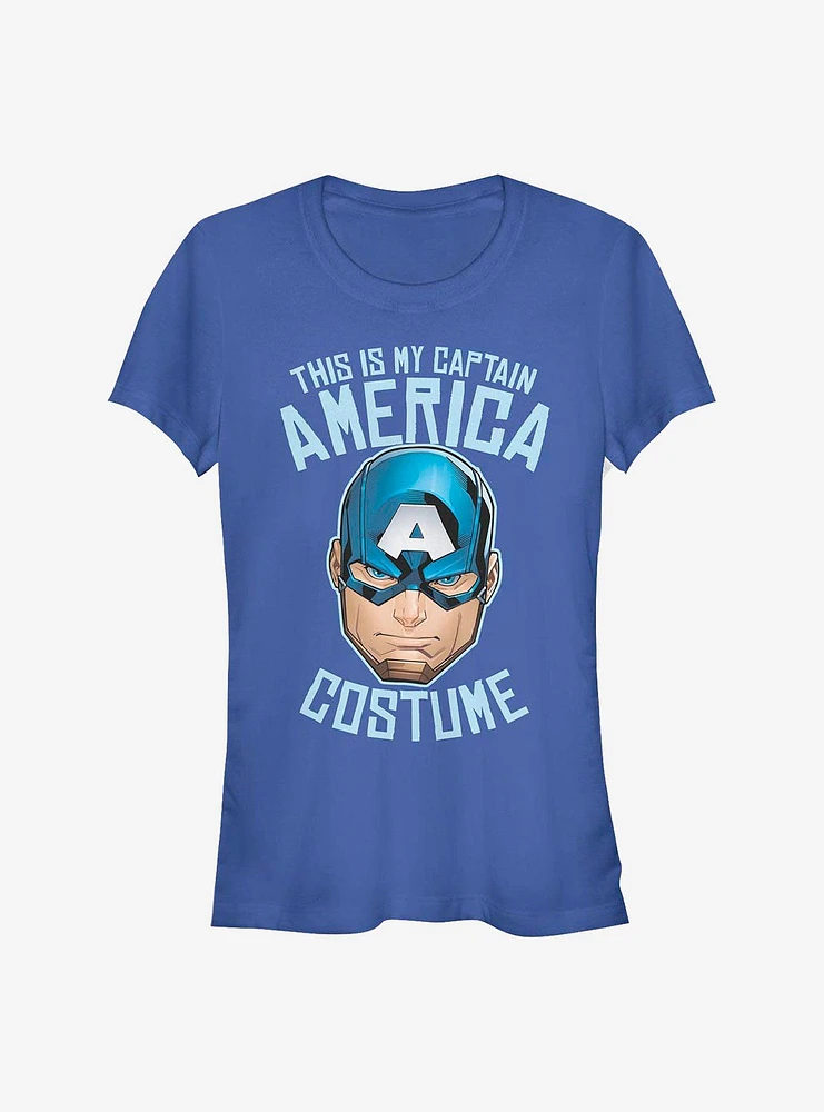 Marvel Captain America Costume Girls T-Shirt