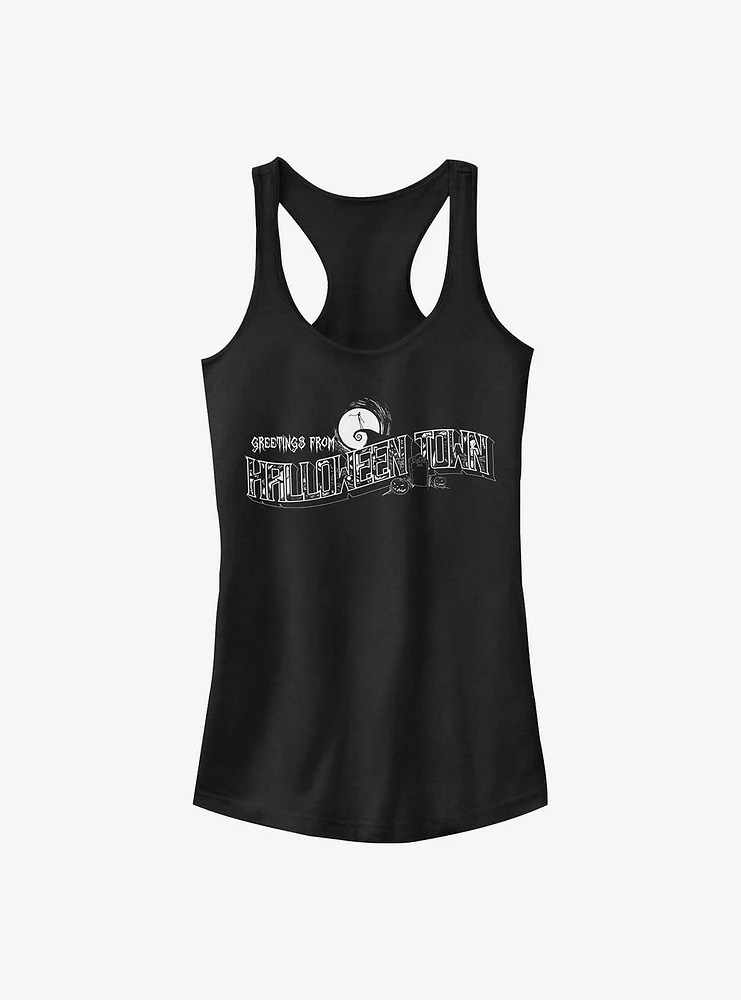 The Nightmare Before Christmas Greetings Halloween Town Girls Tank