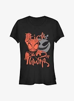 Marvel Spider-Man Spiderman Halloween Girls T-Shirt