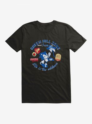 Sonic The Hedgehog Green Hill Zone Crew T-Shirt
