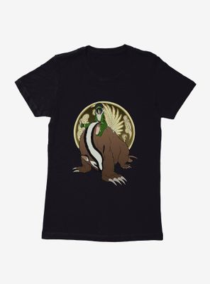 Avatar: The Last Airbender Toph And Badgermole Womens T-Shirt