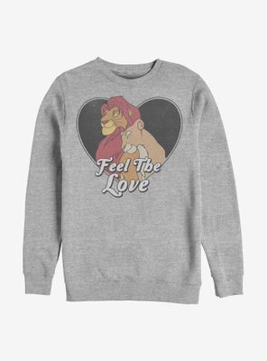 Disney The Lion King Feel Love Sweatshirt