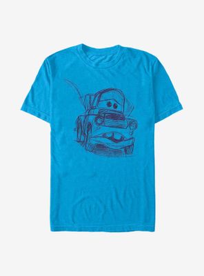 Disney Pixar Cars Mater Sketch T-Shirt