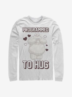 Disney Big Hero 6 Baymax Programmed To Hug Long-Sleeve T-Shirt