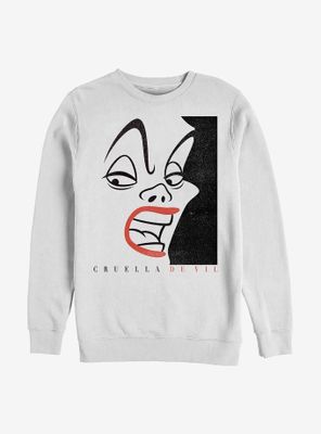 Disney 101 Dalmatians Cruella Cover Sweatshirt