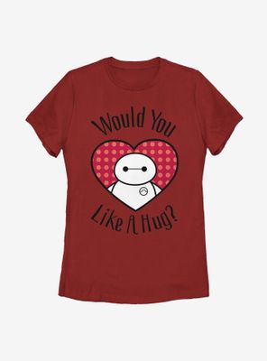 Disney Big Hero 6 Baymax Hugs All Around Womens T-Shirt