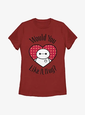 Disney Big Hero 6 Baymax Hugs All Around Womens T-Shirt