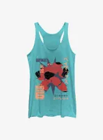 Disney Big Hero 6 Baymax Poster Womens Tank Top