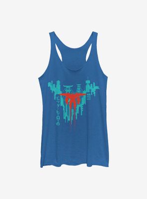 Disney Big Hero 6 Baymax San Fransokyo Womens Tank Top