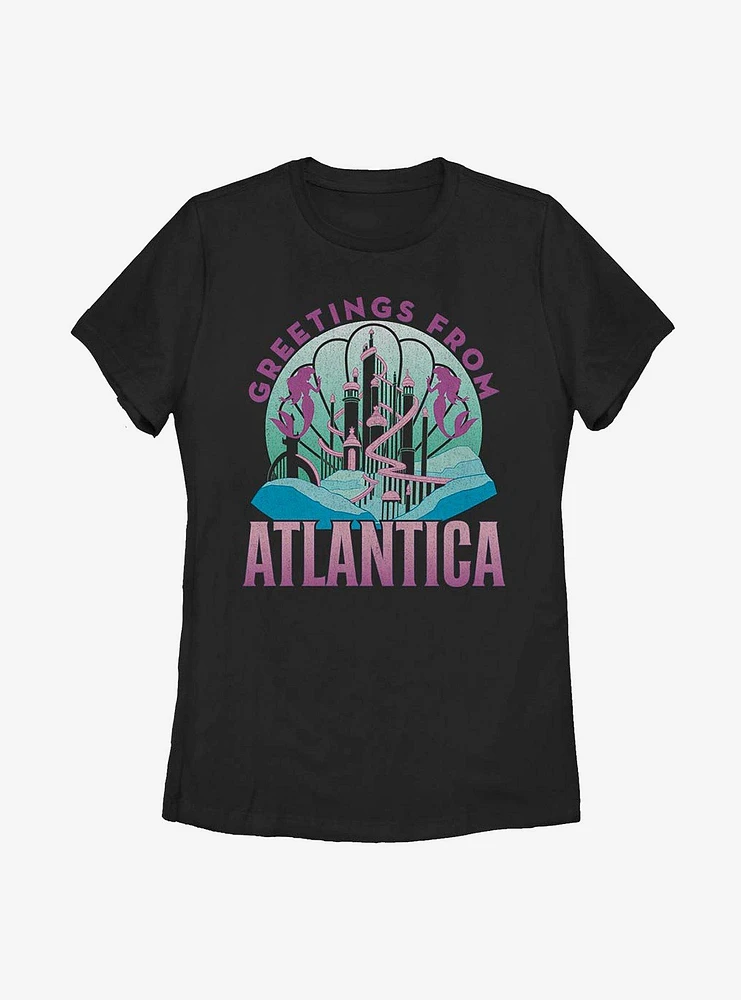 Disney The Little Mermaid Atlantica Womens T-Shirt