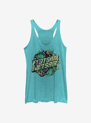 Disney The Little Mermaid Flotsam And Jetsam Womens Tank Top