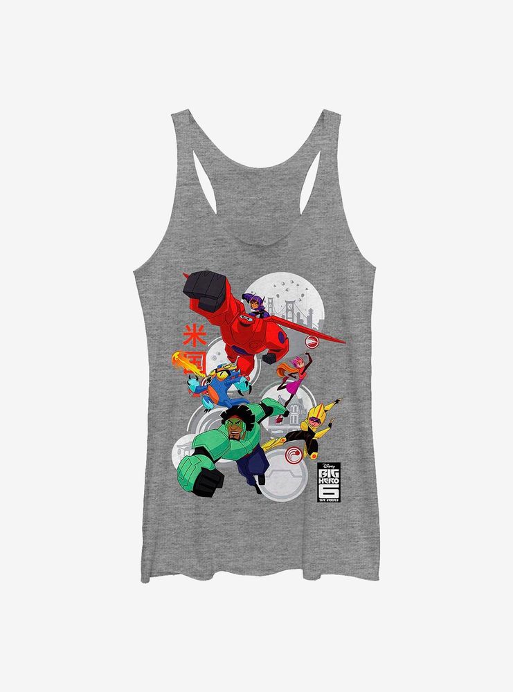 Disney Big Hero 6 Robo Team Womens Tank Top