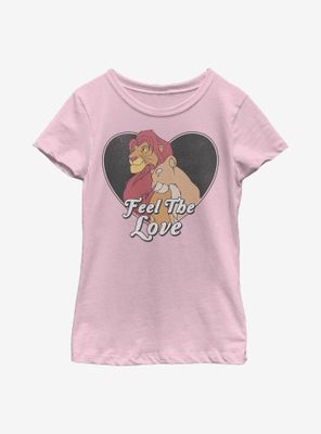 Disney The Lion King Feel Love Youth Girls T-Shirt