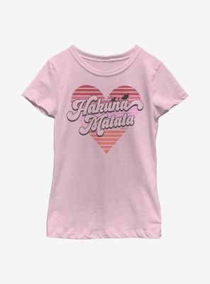 Disney The Lion King Hakuna Heart Youth Girls T-Shirt