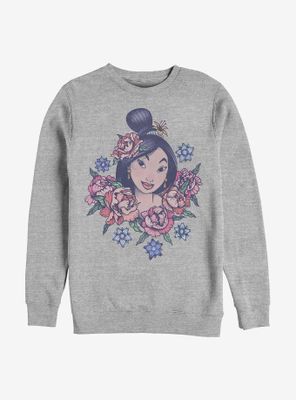 Disney Mulan Floral Warrior Sweatshirt