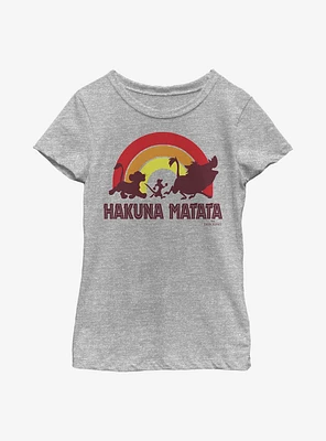 Disney The Lion King Hakuna Rainbow Youth Girls T-Shirt