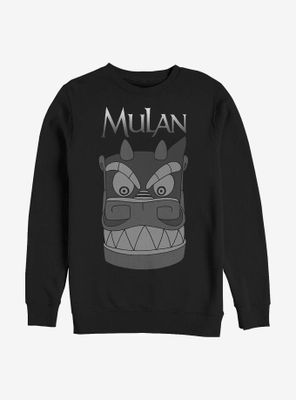 Disney Mulan Stone Dragon Head Sweatshirt