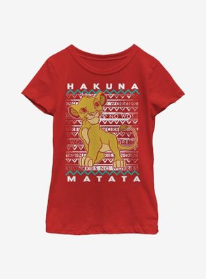 Disney The Lion King Hakuna Simba Youth Girls T-Shirt