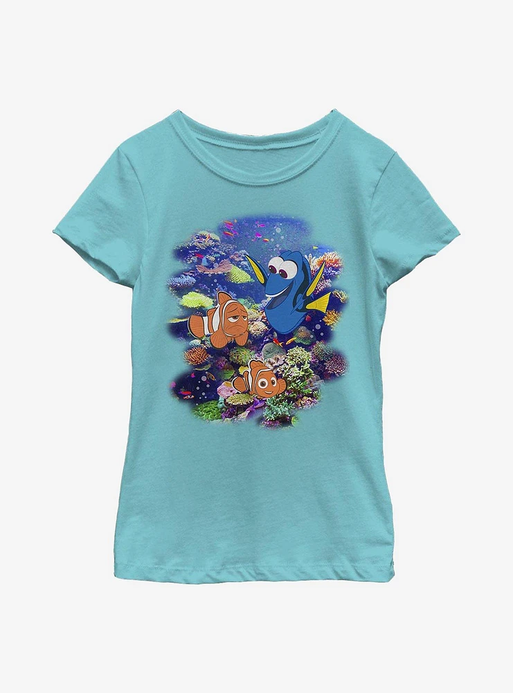 Disney Pixar Finding Dory Reef Youth Girls T-Shirt
