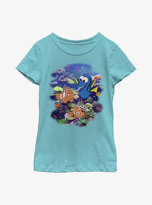 Disney Pixar Finding Dory Reef Youth Girls T-Shirt
