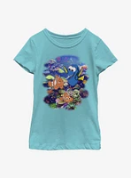 Disney Pixar Finding Dory Reef Youth Girls T-Shirt